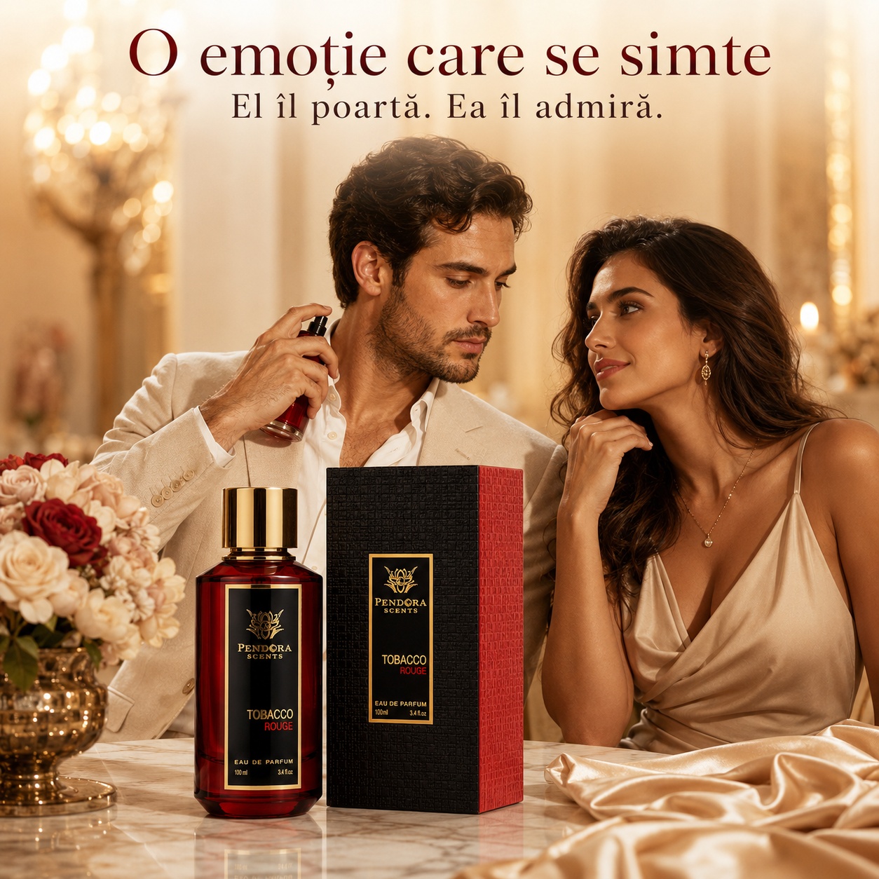 Tobacco Rouge Pendora Scents o emoție care se simte, parfum unisex elegant pentru întâlniri