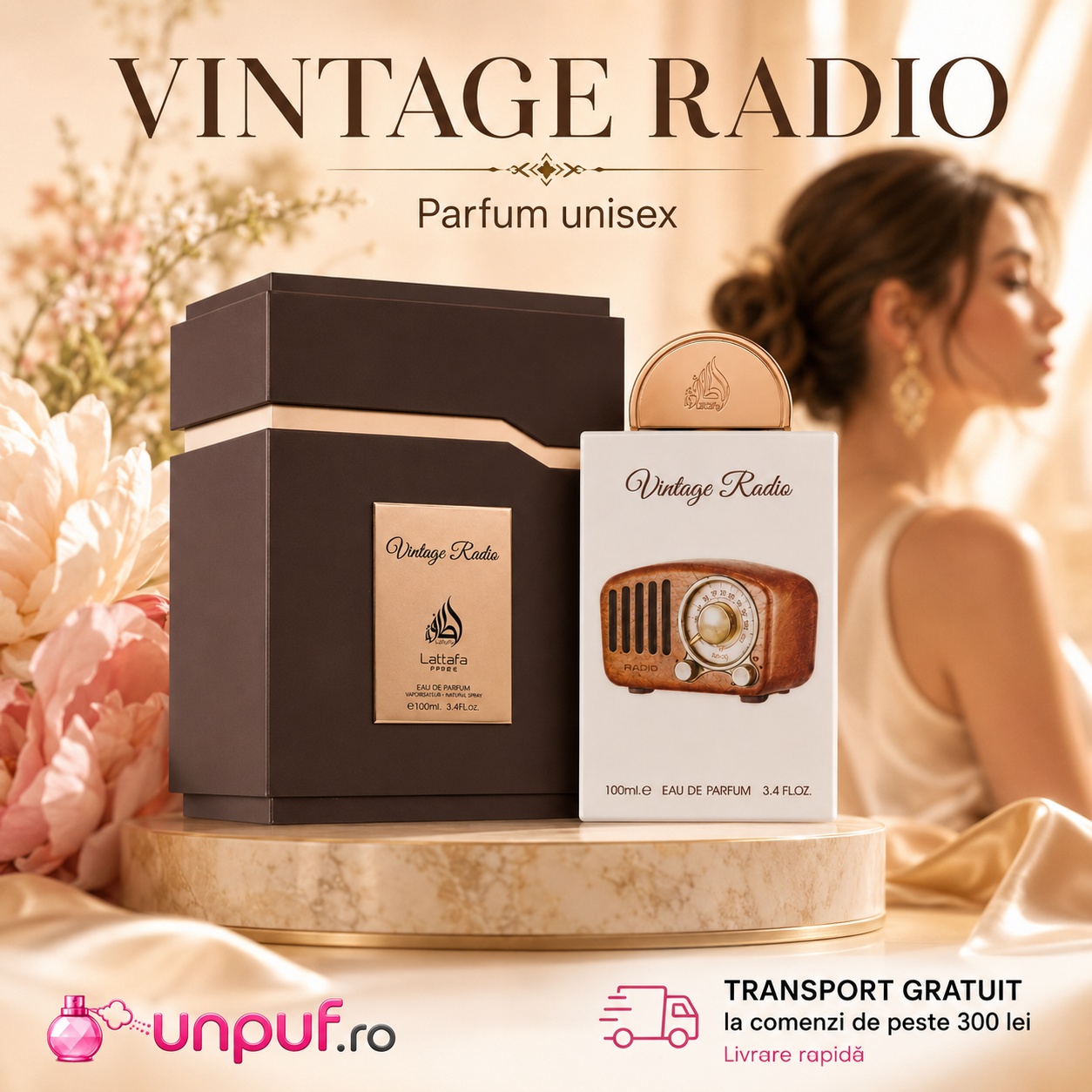 Vintage Radio Lattafa Pride parfum unisex cu transport gratuit la comenzi de peste 300 lei unpuf.ro
