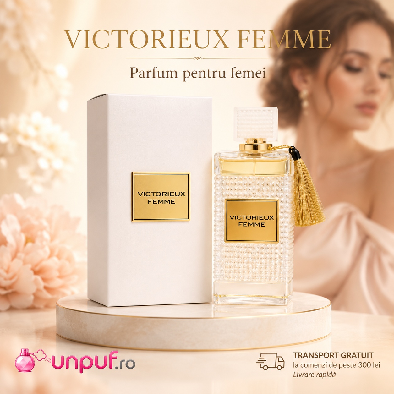 Vurv Victorieux Femme parfum pentru femei, prezentare premium cu transport gratuit la comenzi eligibile UnPuf.ro