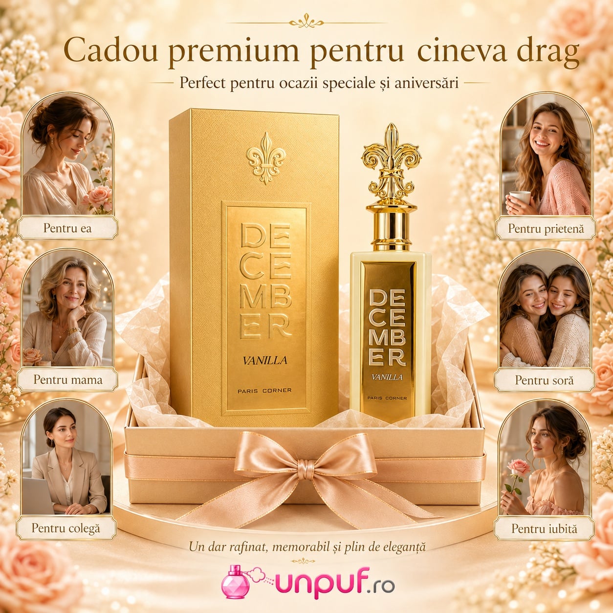 December Vanilla Paris Corner cadou premium pentru cineva drag