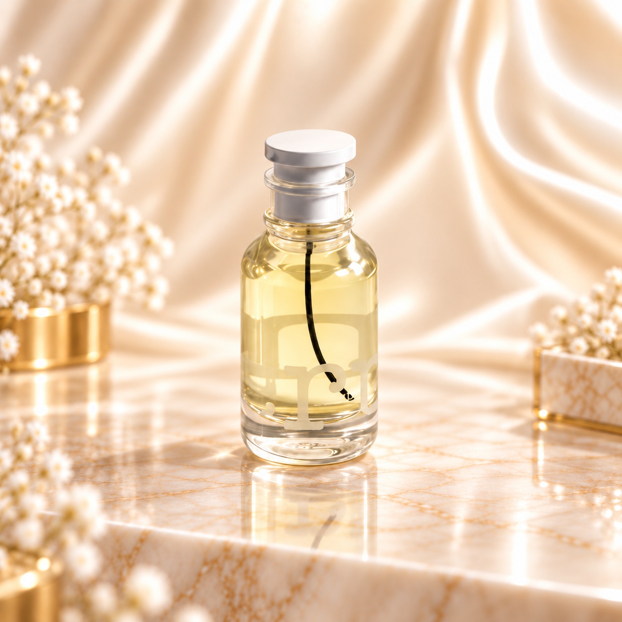 Flacon Serum AMD Perfumes parfum unisex 100 ml cu lichid luminos și design minimalist
