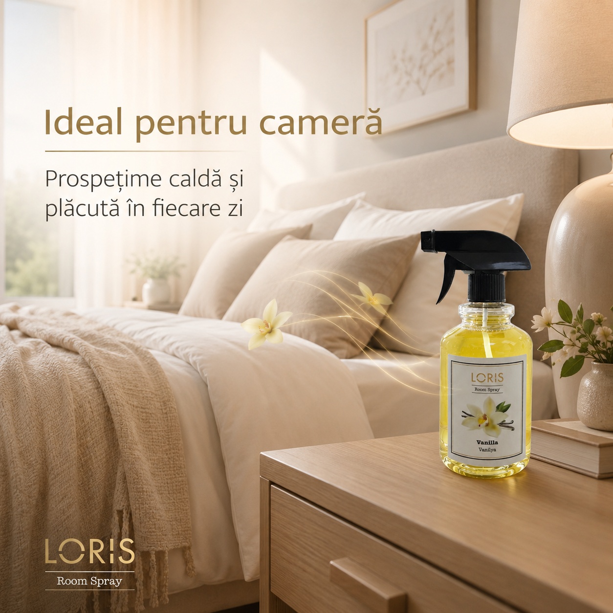 Loris Pafum Vanilla ideal pentru cameră prospețime caldă și plăcută &icirc;n fiecare zi