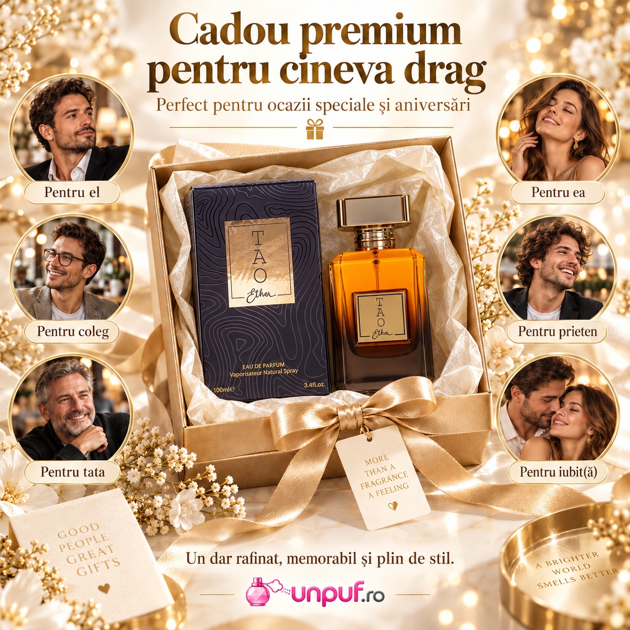 TAO Ether x Marhaba cadou premium pentru cineva drag, potrivit pentru el și ea