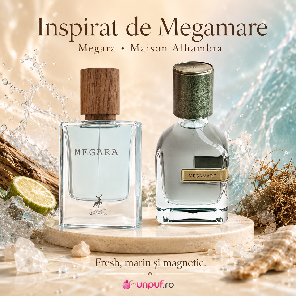 Alhambra Megara Maison Alhambra inspirat din Megamare aromă fresh modernă și magnetică