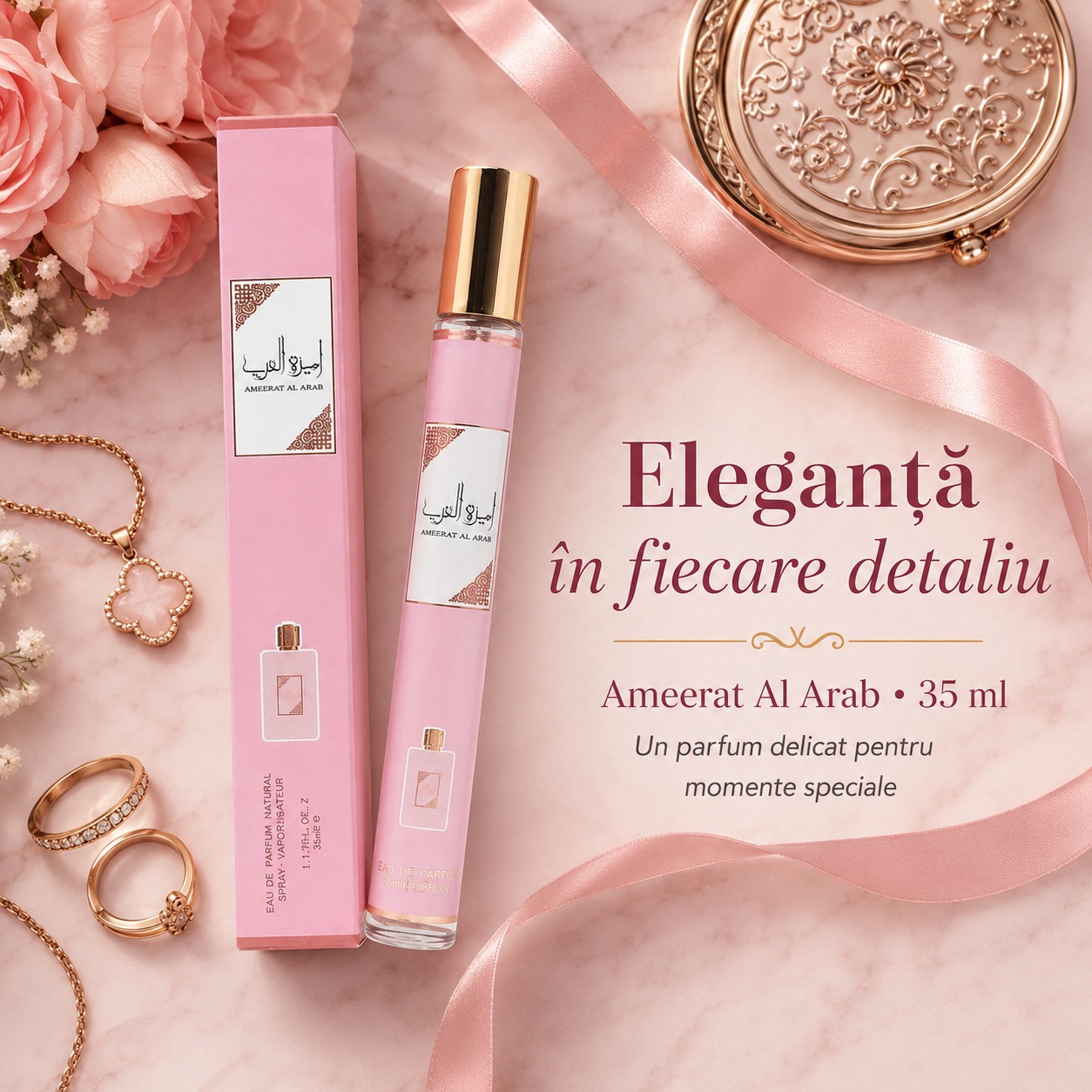 Ameerat Al Arab 35 ml eleganță &icirc;n fiecare detaliu, parfum delicat pentru momente speciale