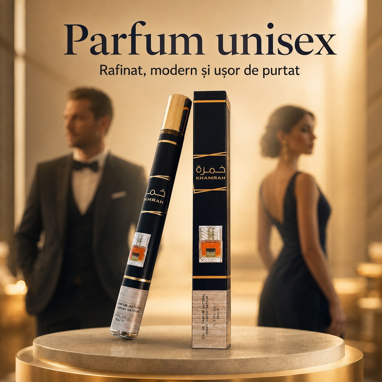 Parfum unisex Khamrah Lattafa rafinat modern și ușor de purtat