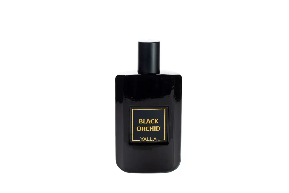 Flacon Black Orchid Yalla Eau de Parfum 50 ml pe fundal alb