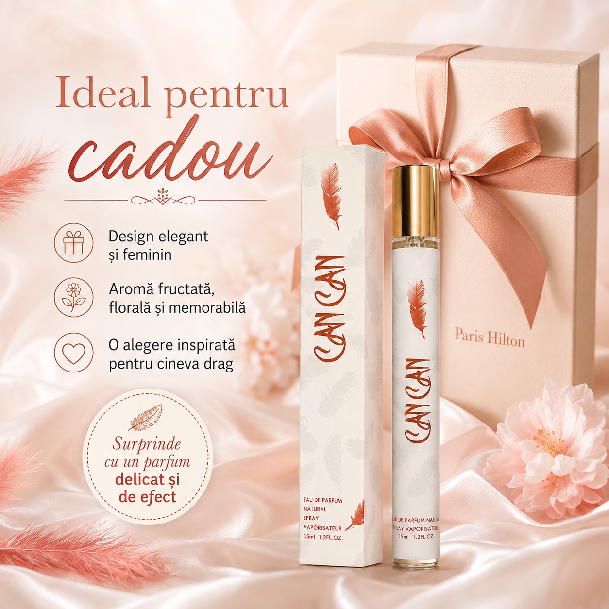 Can Can 35 ml ideal pentru cadou parfum delicat feminin și elegant