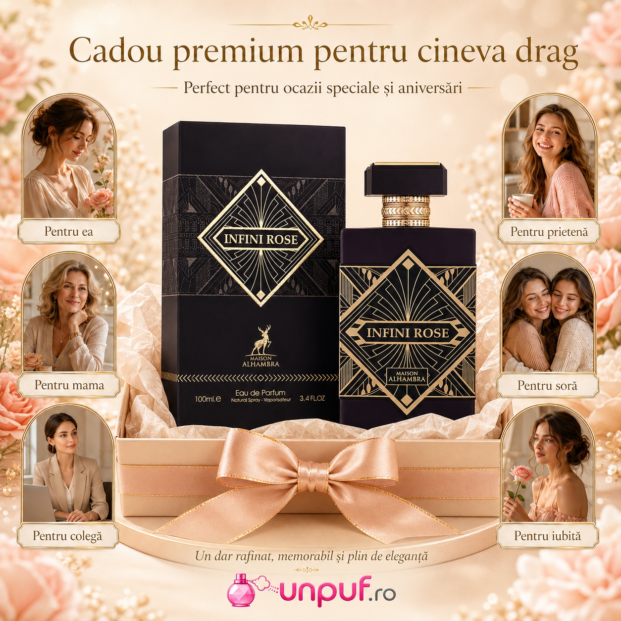 Alhambra Infini Rose cadou premium pentru mamă soră prietenă iubită sau colegă