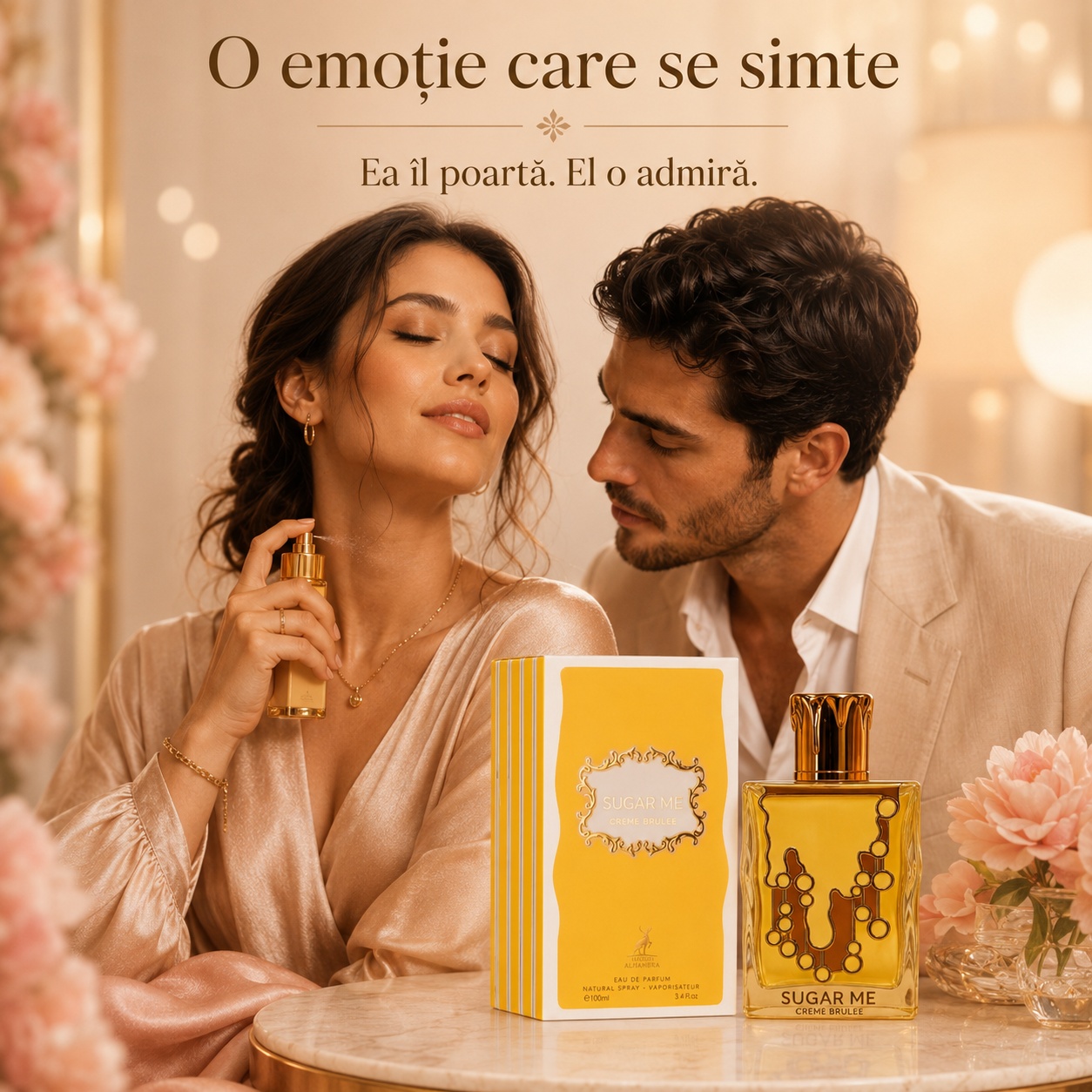 Alhambra Sugar Me Creme Brulee parfum de damă elegant romantic dulce și memorabil