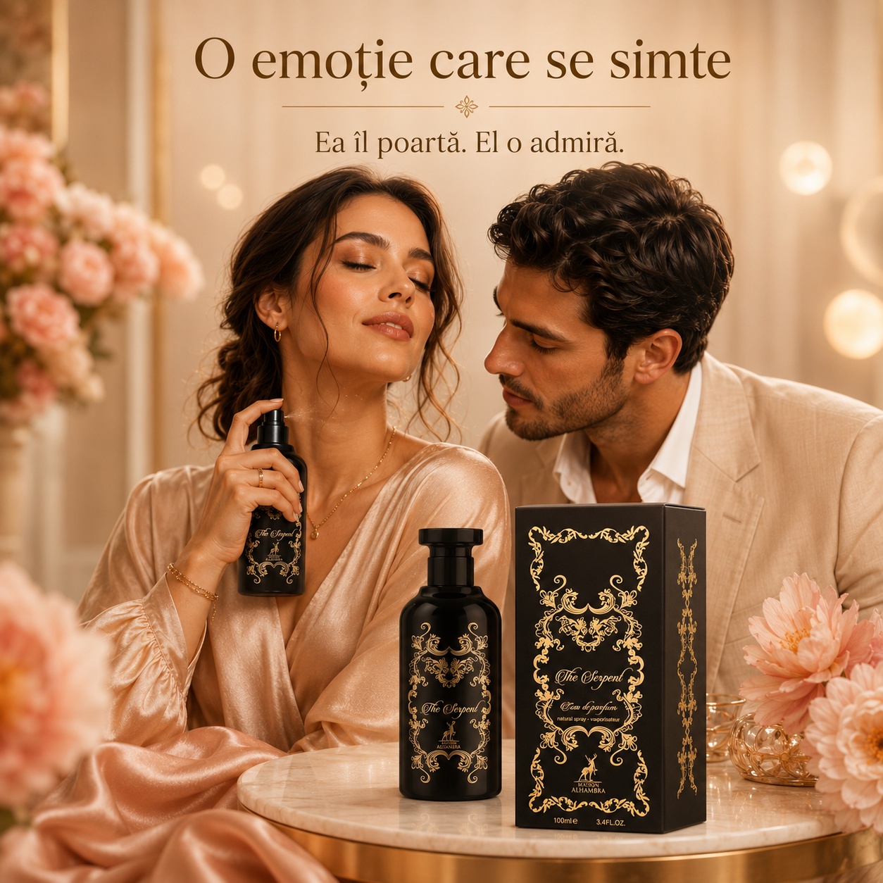Alhambra The Serpent o emoție care se simte, parfum unisex elegant și misterios