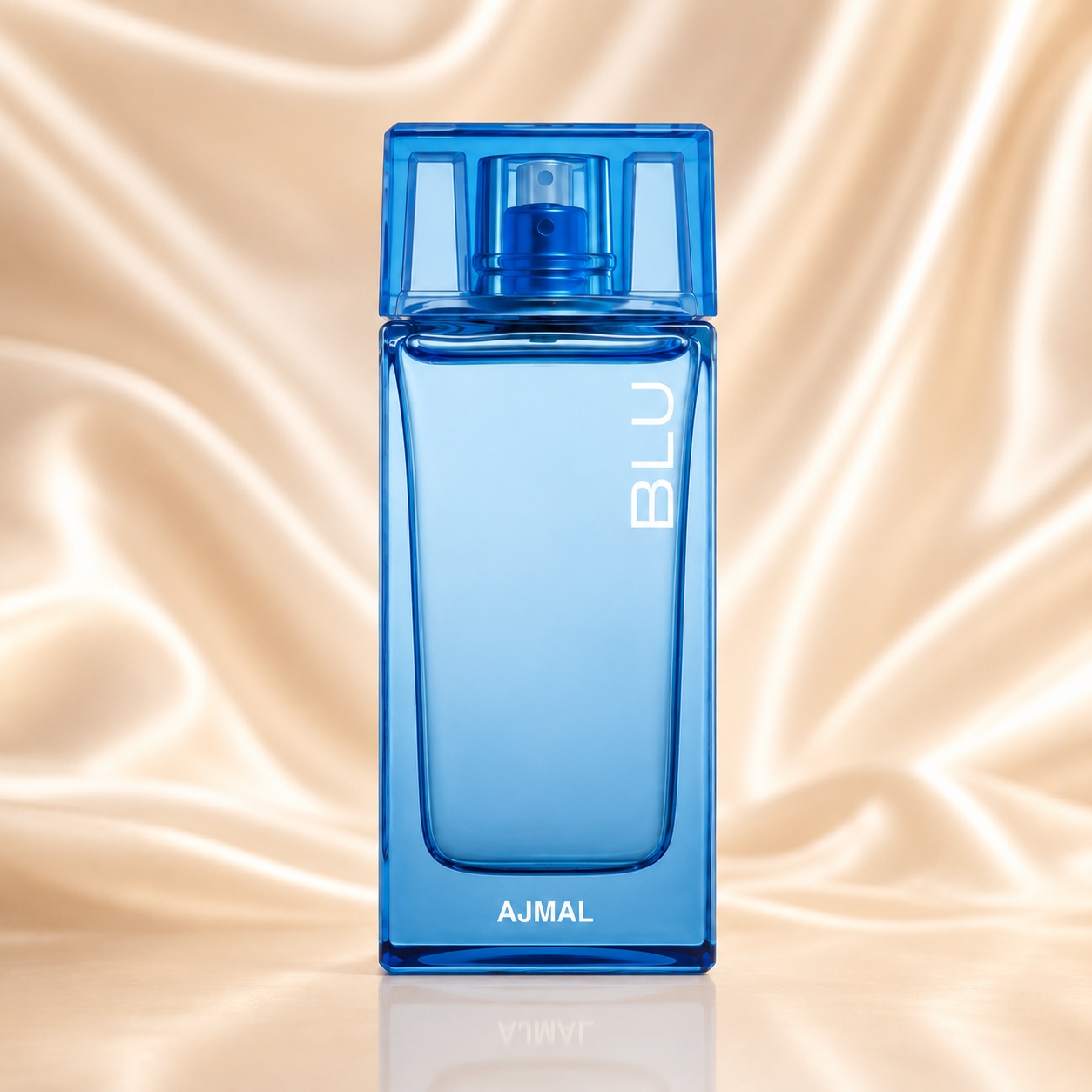 Flacon Ajmal Blu 90 ml albastru luminos, parfum elegant și modern