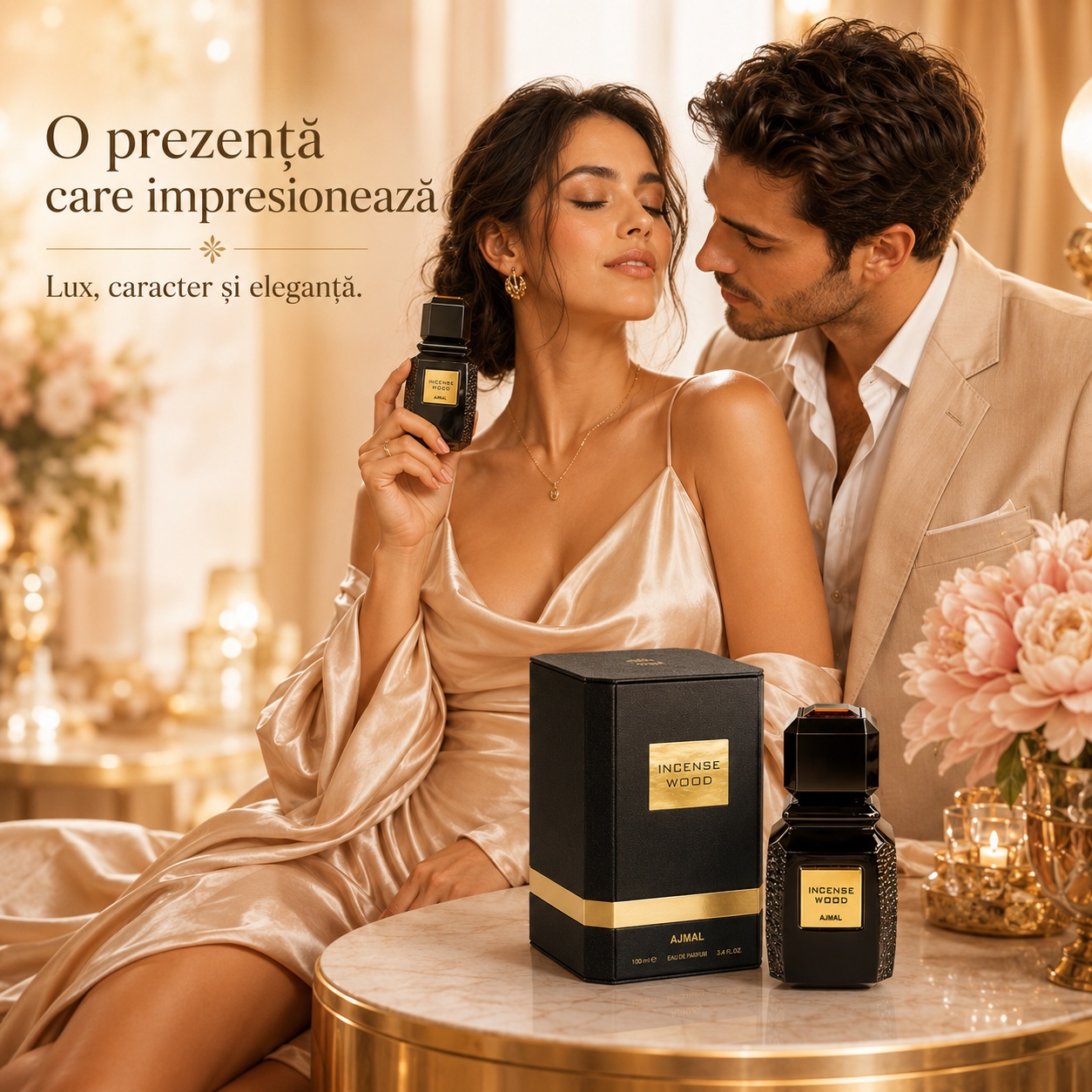 Ajmal Incense Wood 100 ml parfum arabesc premium disponibil pe unpuf.ro cu transport gratuit peste 300 lei