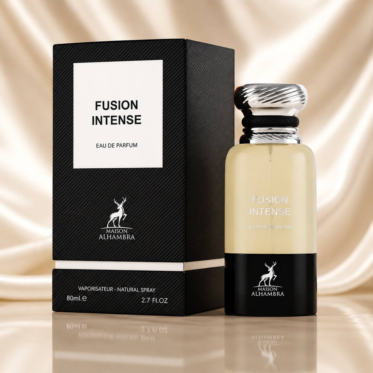 Parfum Arăbesc Alhambra Fusion Intense Maison Alhambra 80 ml cu sticlă și cutie premium