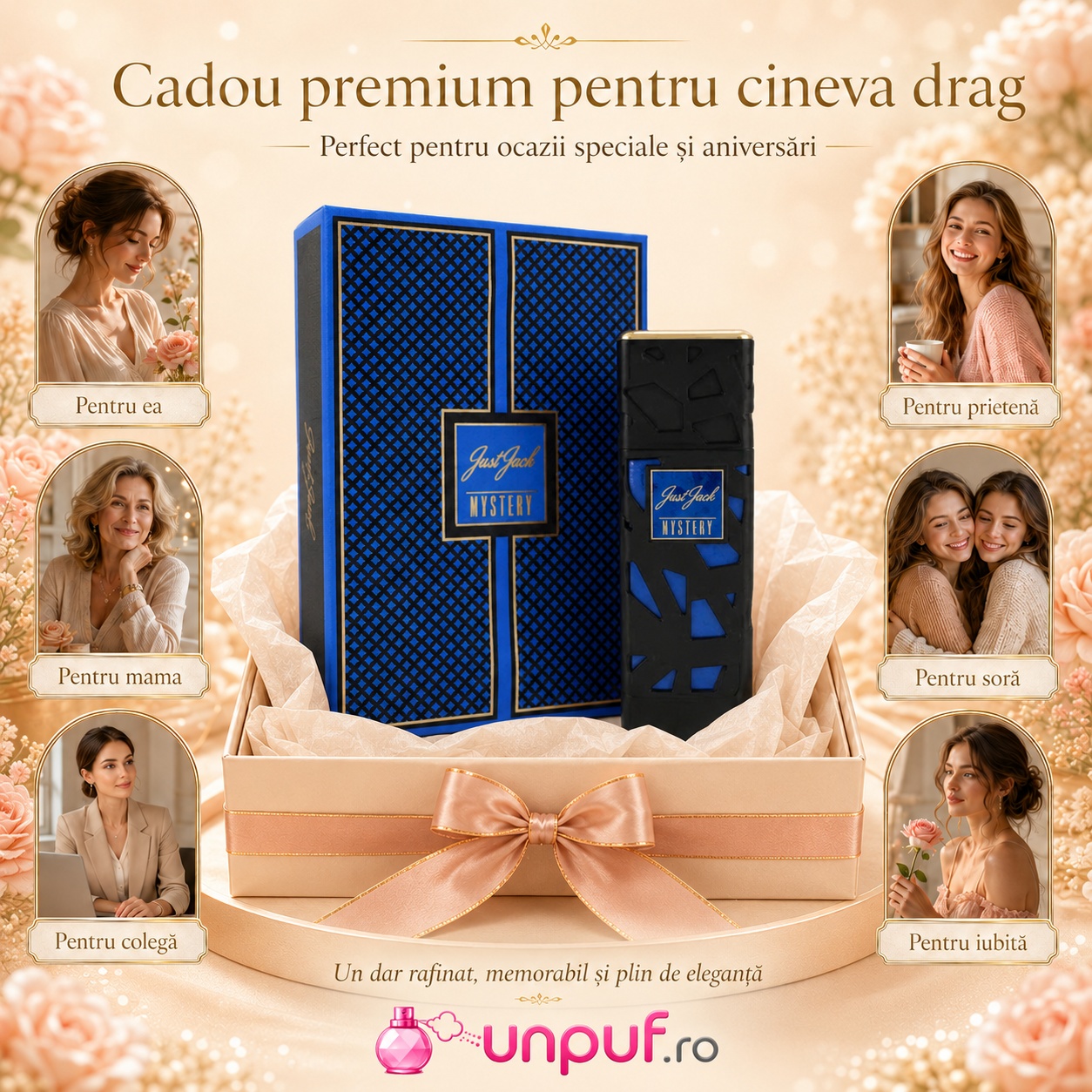 Just Jack Mystery cadou premium pentru ea, prietenă, mamă, soră, colegă sau iubită