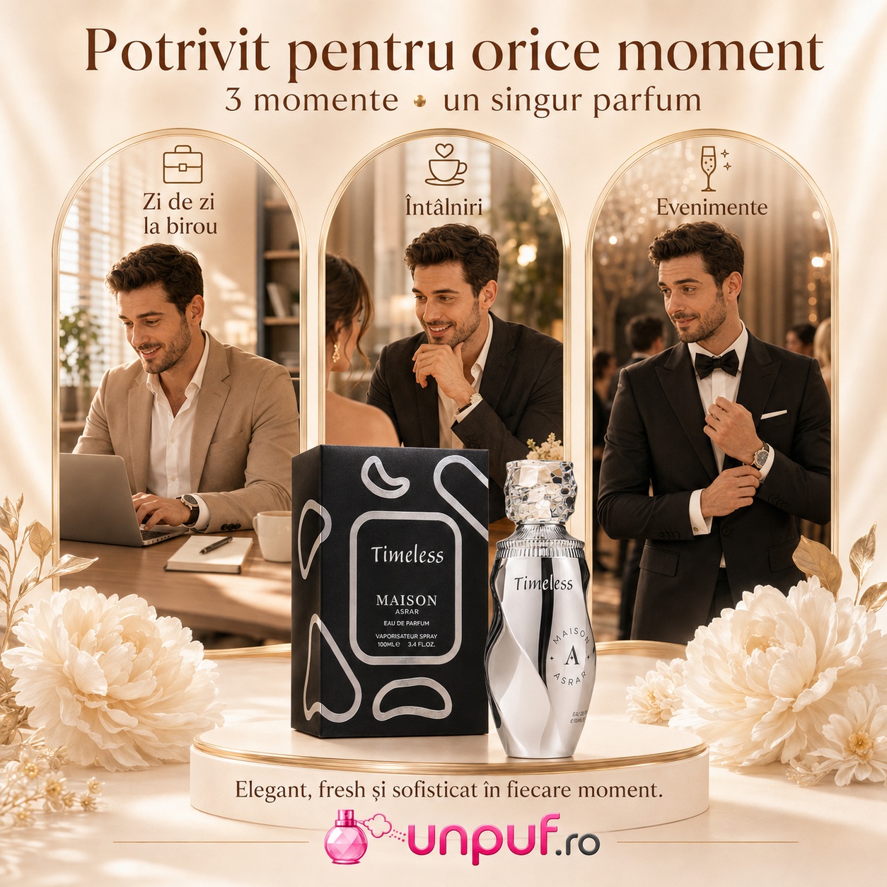 Maison Asrar Timeless potrivit pentru zi de zi, întâlniri și evenimente speciale