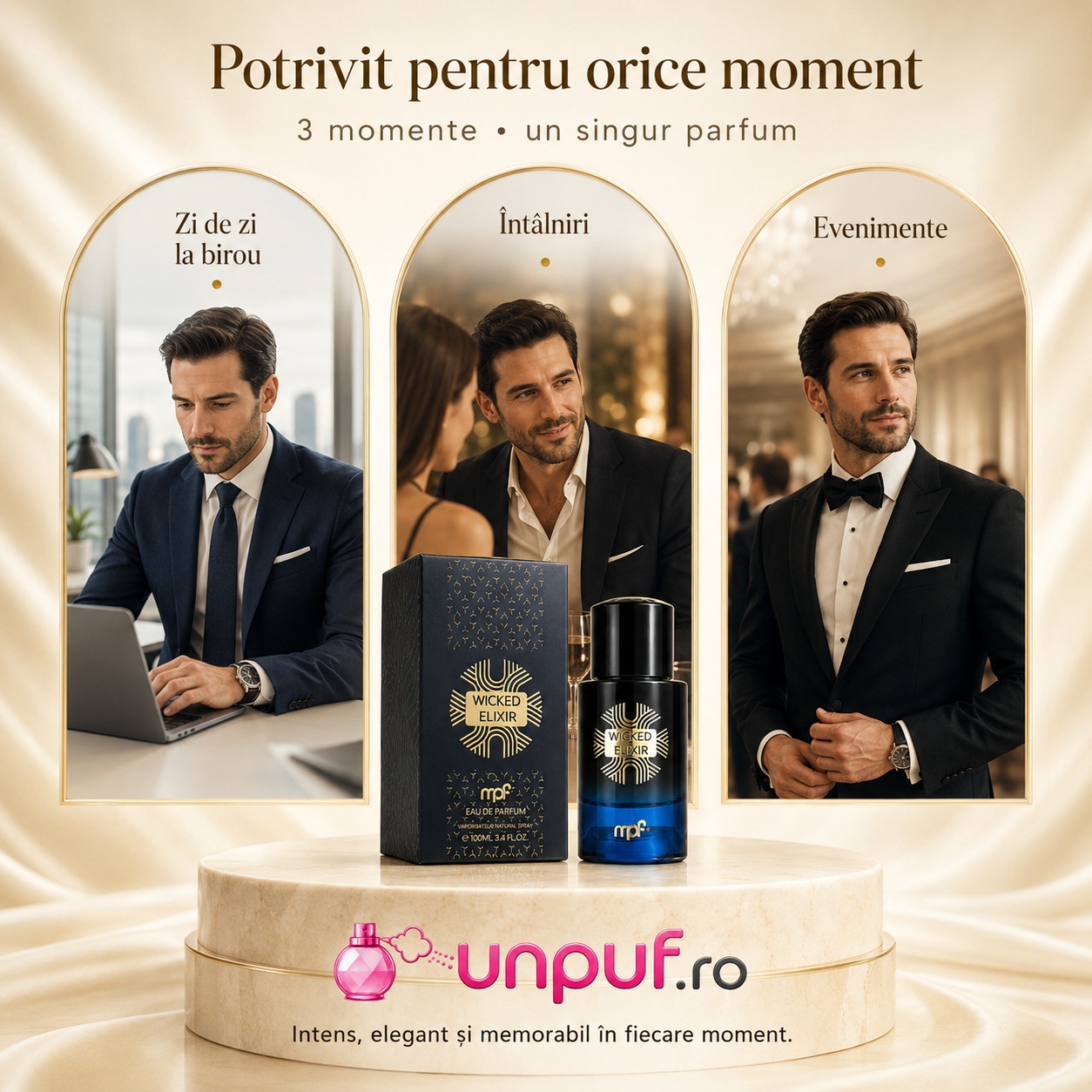 My Perfumes Wicked Elixir potrivit pentru zi de zi, birou, întâlniri și evenimente