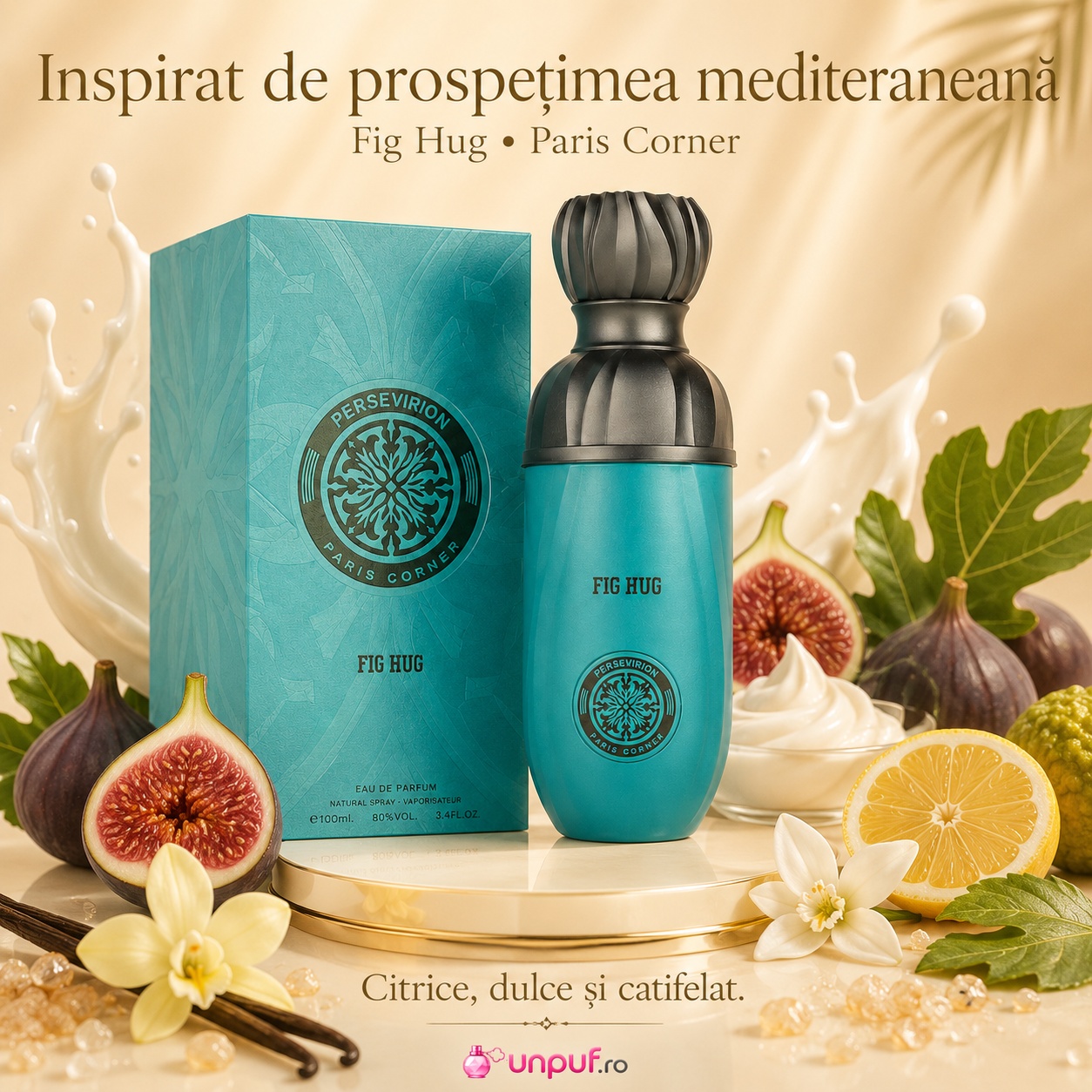 Paris Corner Perseviron Fig Hug inspirat de prospețimea mediteraneană, smochine, citrice și note cremoase