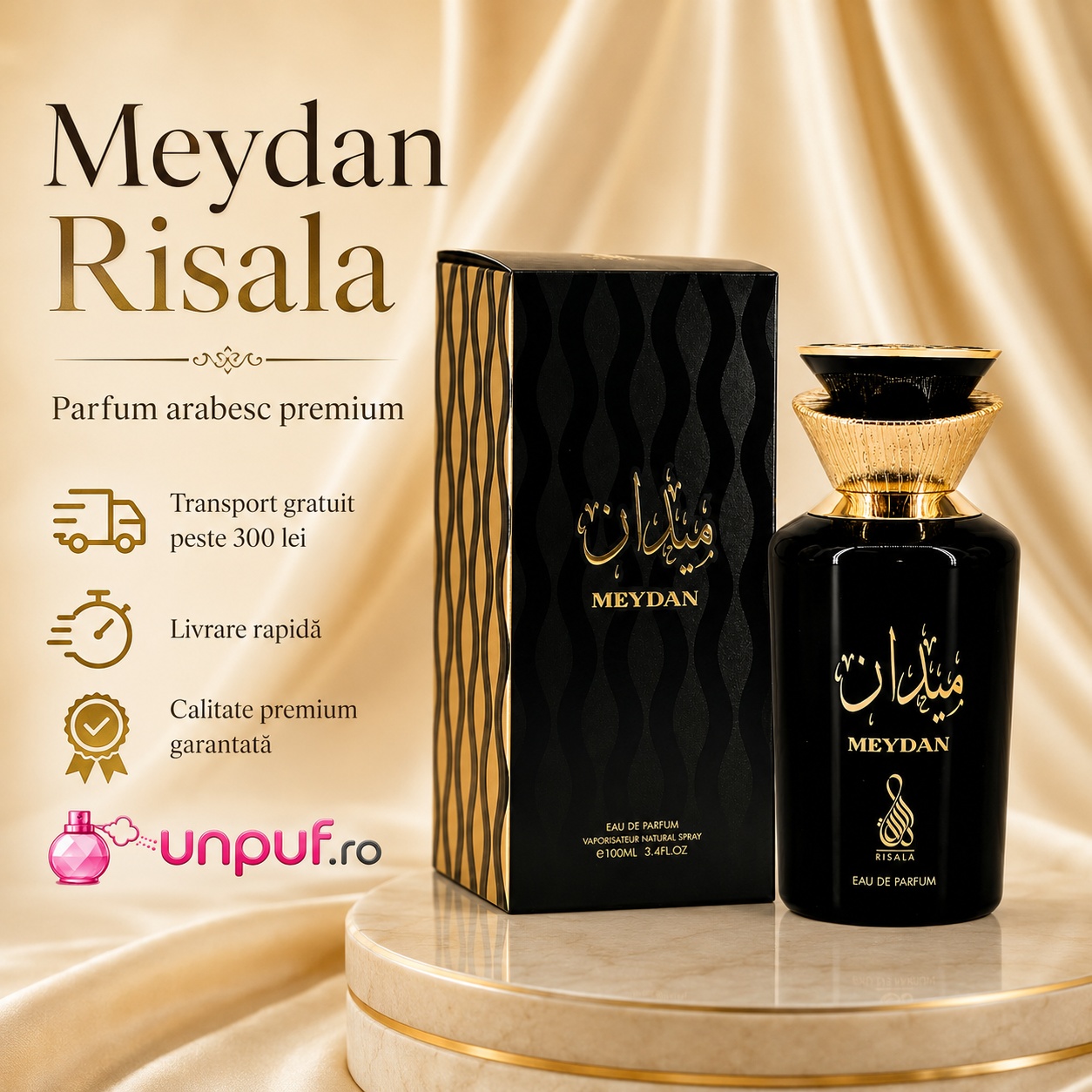 Parfum Meydan Risala Series cu beneficii UnPuf.ro, transport gratuit peste 300 lei și livrare rapidă