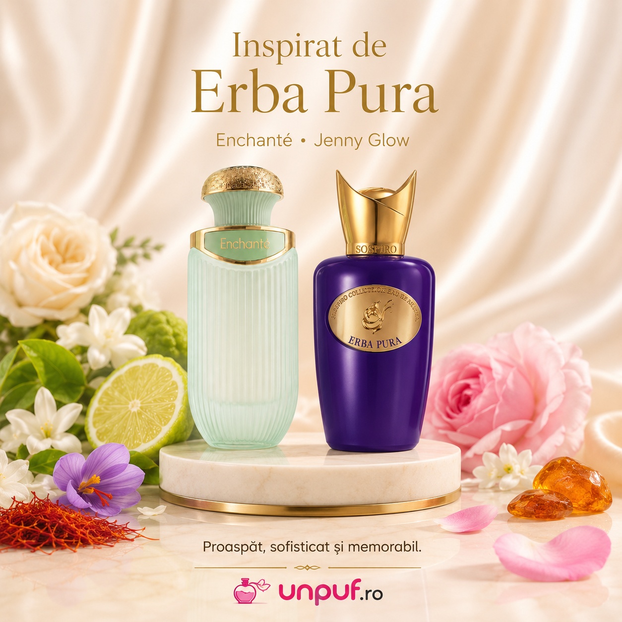 Sterling Enchante By Jenny Glow inspirat de Erba Pura parfum proaspăt sofisticat și memorabil