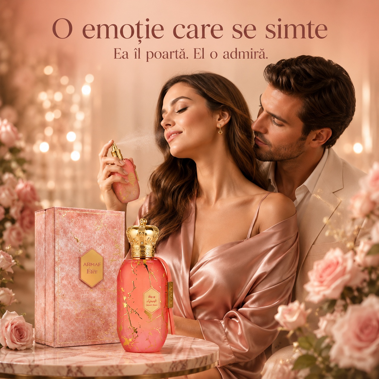 Armaf Eter Desert Rose parfum romantic de damă, o emoție care se simte