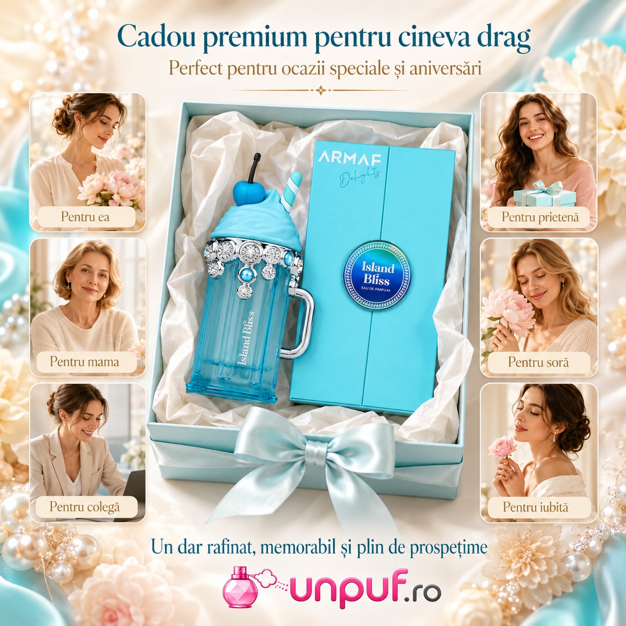 Armaf Island Bliss cadou premium pentru ea, mamă, prietenă, colegă, soră sau iubită