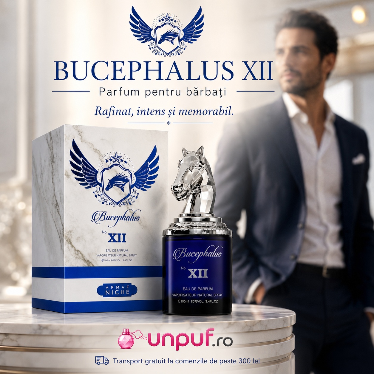 Armaf Bucephalus No. XII parfum pentru bărbați rafinat, intens și memorabil