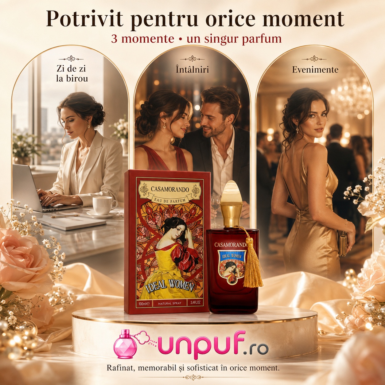 Casamorando Ideal Women potrivit pentru zi de zi la birou, întâlniri și evenimente