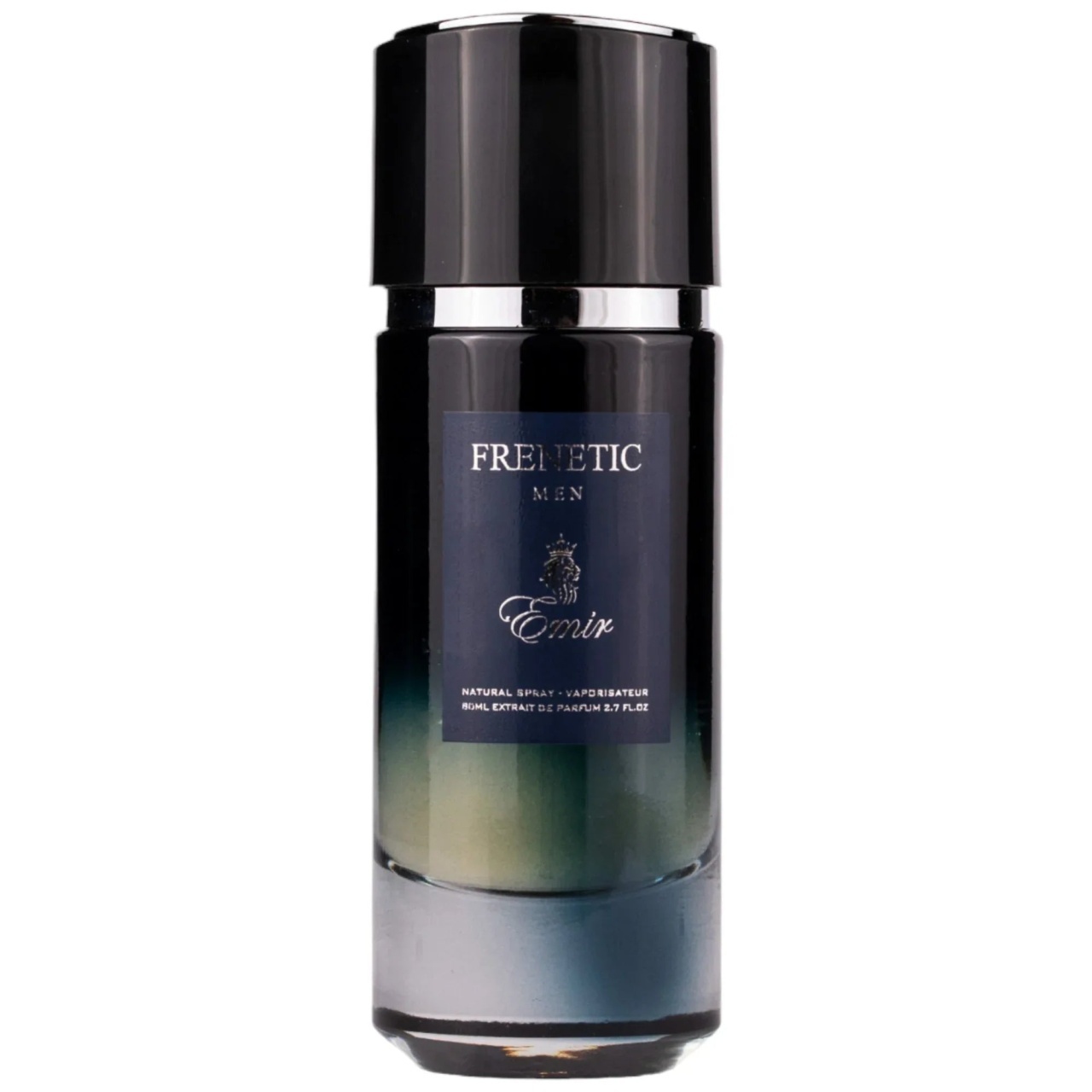 Flacon Emir Frenetic Men 80 ml pe fundal alb, parfum bărbătesc Emir