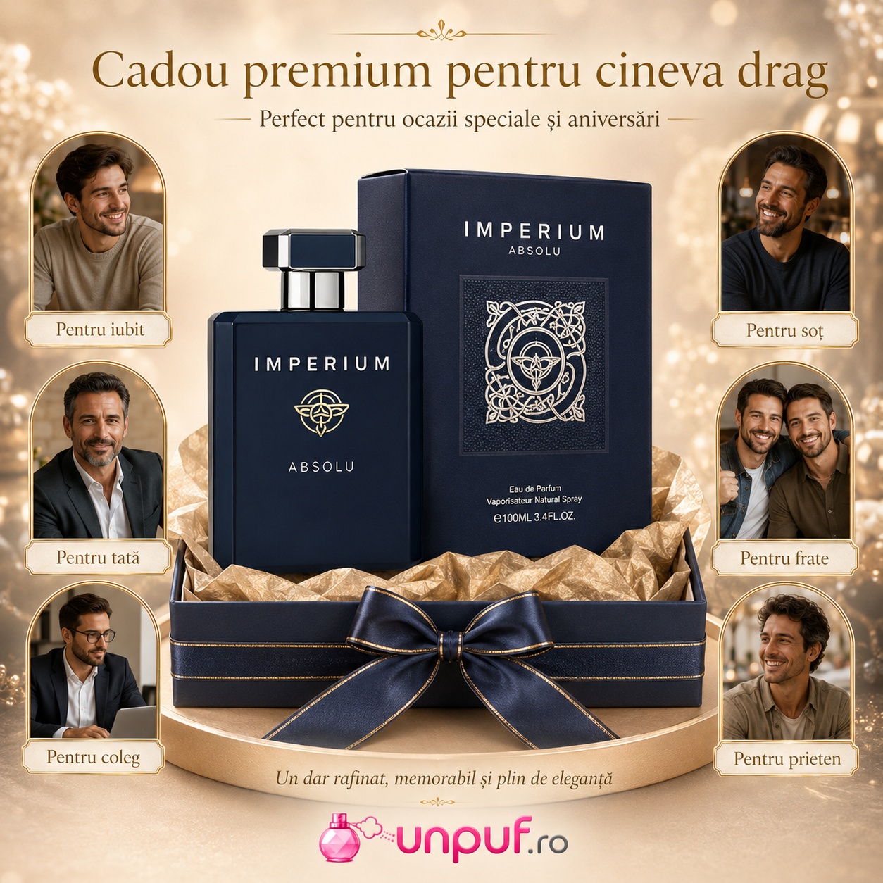 Fragrance World Imperium Absolu cadou premium pentru iubit, soț, tată, frate, coleg sau prieten