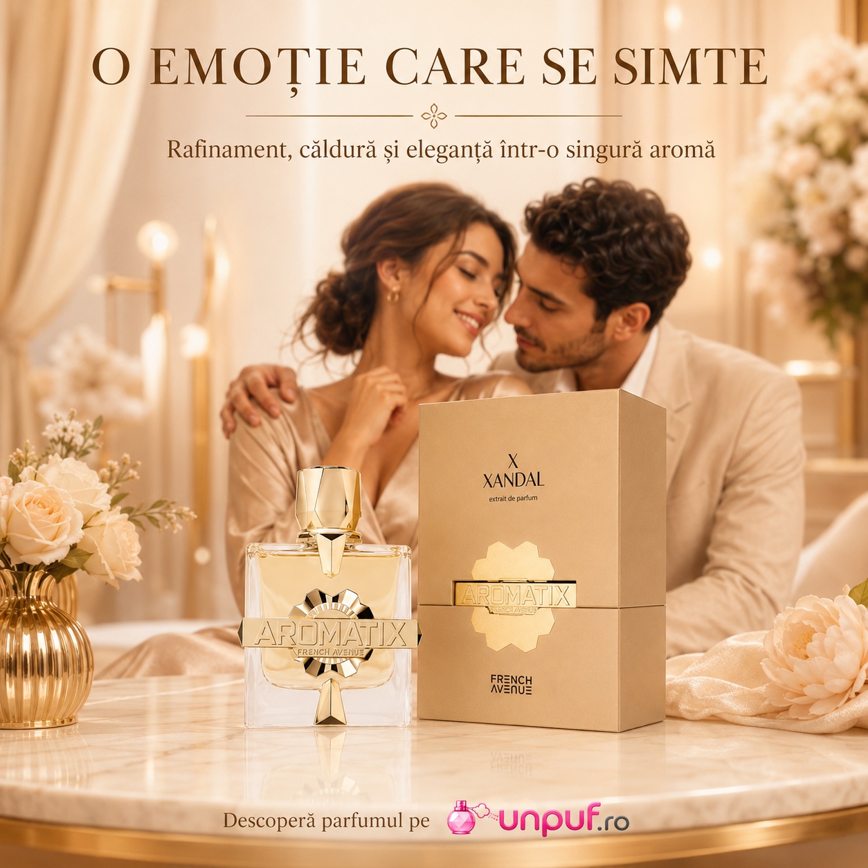 Aromatix X Xandal French Avenue parfum unisex pentru momente romantice, elegante și memorabile