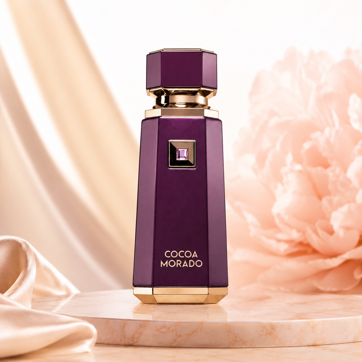 Sticlă parfum Cocoa Morado French Avenue 100 ml pe fundal luminos premium