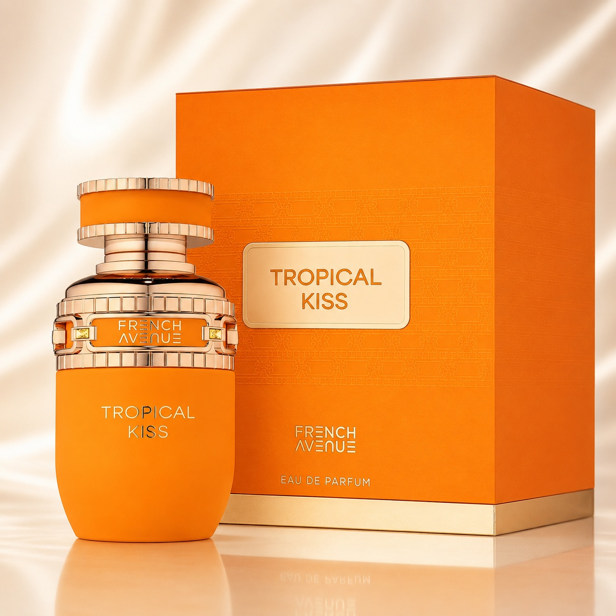 Parfum Arăbesc Damă Tropical Kiss French Avenue 80 ml Apă de Parfum inspirat de Soleil De Jeddah Mango Kiss