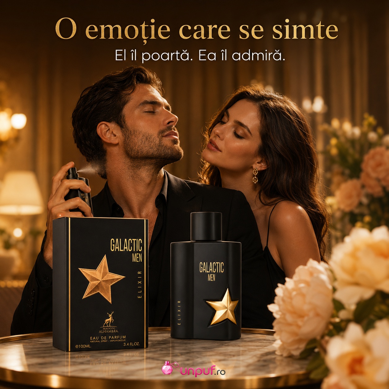 Galactic Men Elixir Maison Alhambra parfum bărbătesc emoție rafinament și eleganță