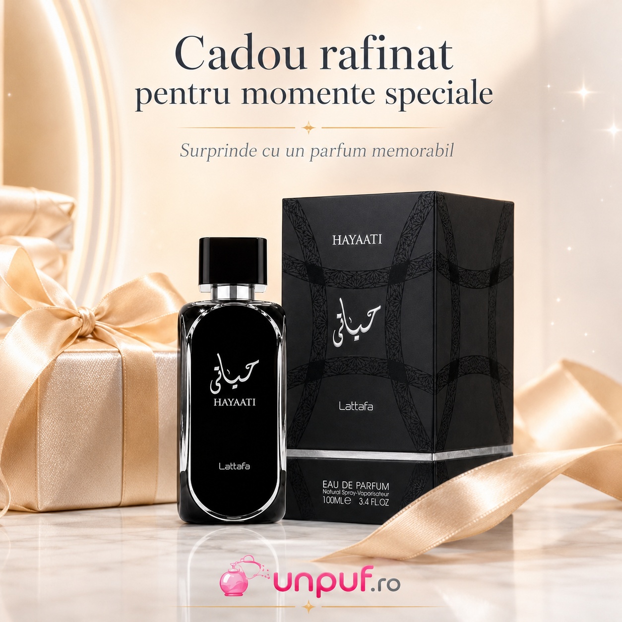 Hayaati Silver Lattafa cadou rafinat pentru momente speciale, parfum bărbătesc memorabil