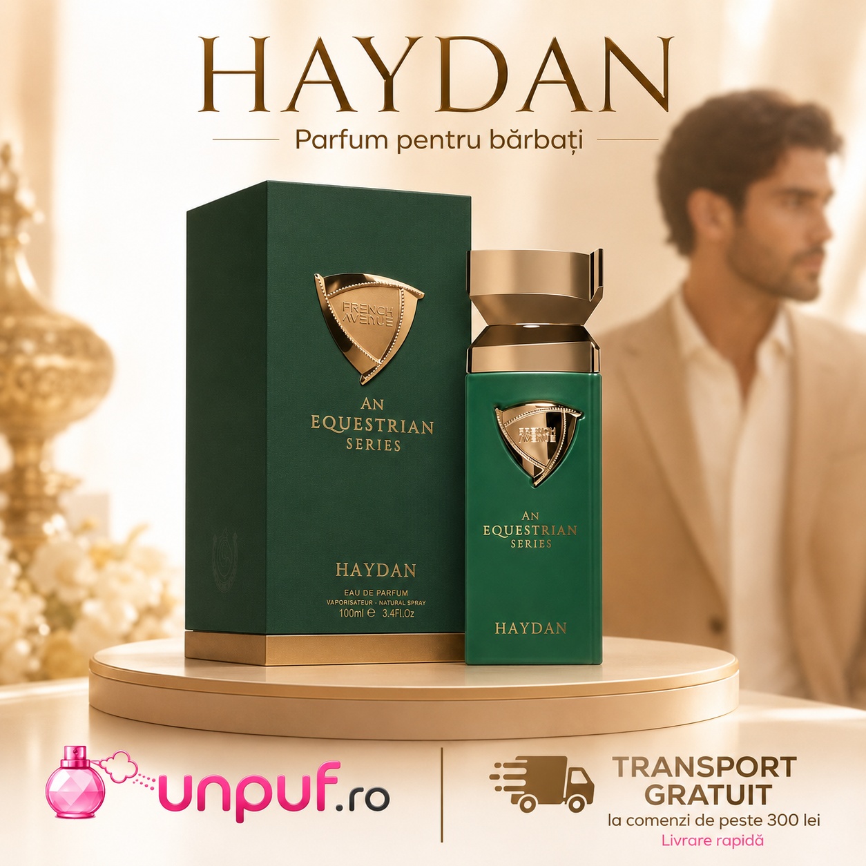 Haydan French Avenue parfum bărbătesc cu transport gratuit peste 300 lei și livrare rapidă