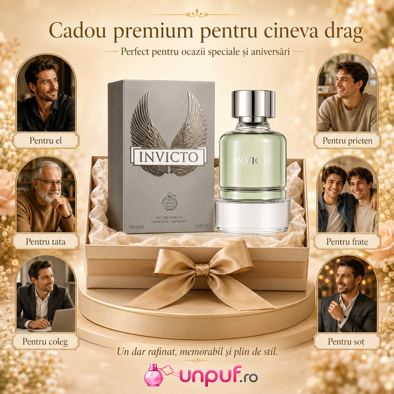 Invicto Fragrance World cadou premium pentru el, tată, frate, coleg, prieten și soț