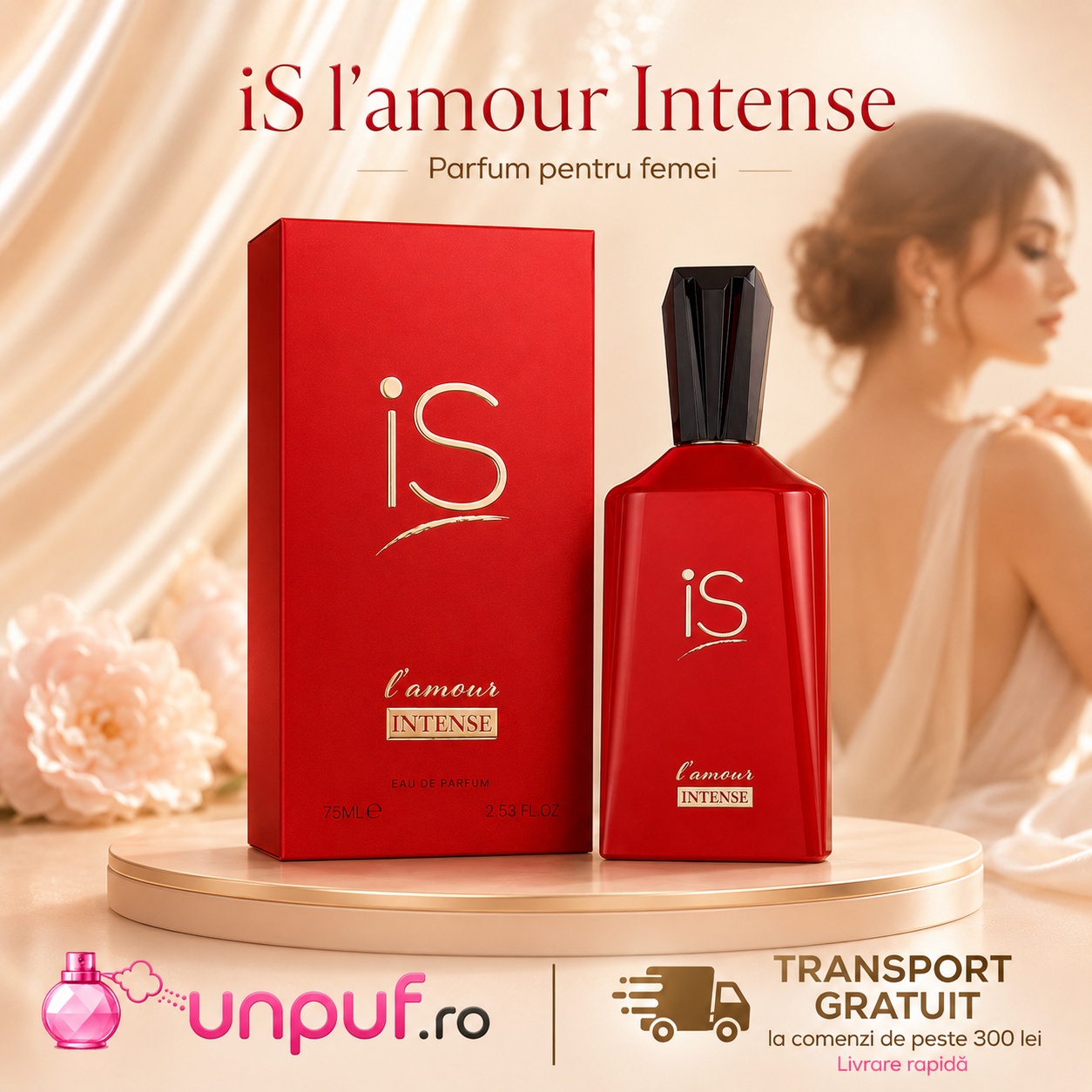 iS l'Amour Intense parfum de damă cu transport gratuit și livrare rapidă
