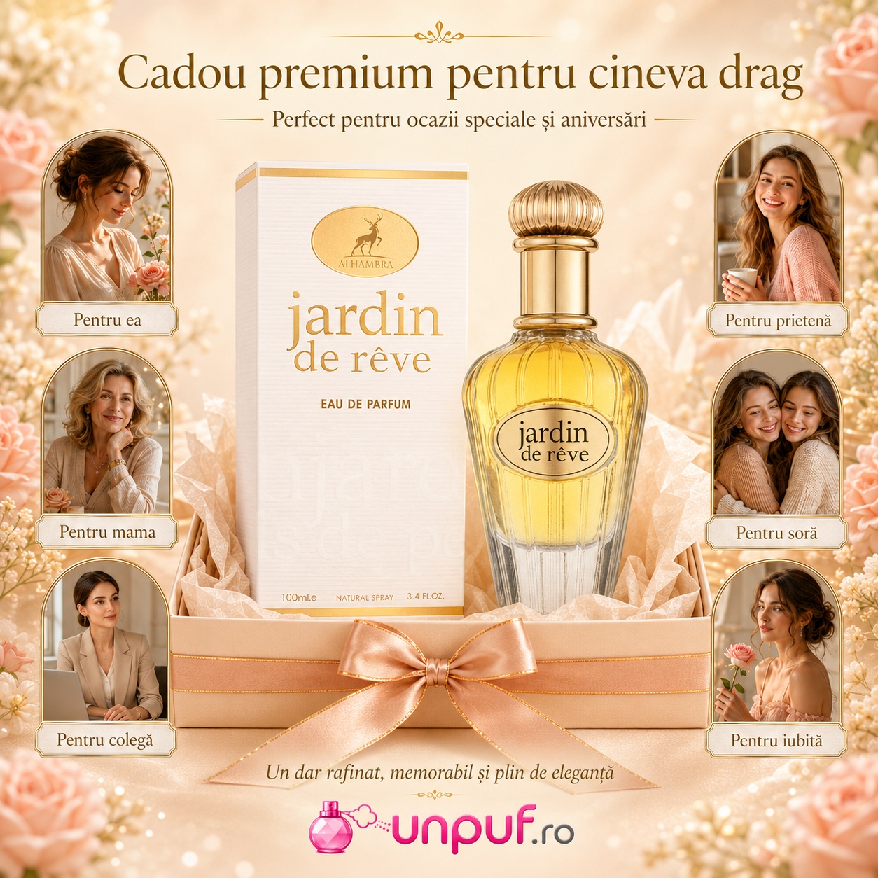 Jardin de R&ecirc;ve Maison Alhambra cadou premium pentru ea pentru mamă pentru soră pentru prietenă pentru colegă sau pentru iubită