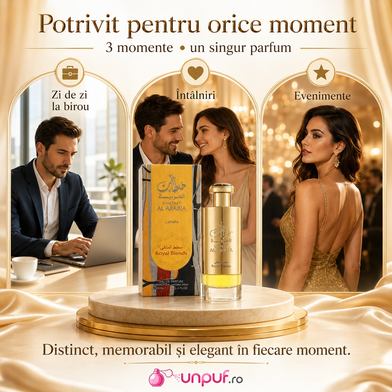 Khaltaat Al Arabia Royal Blends Lattafa parfum unisex potrivit pentru zi de zi &icirc;nt&acirc;lniri și evenimente