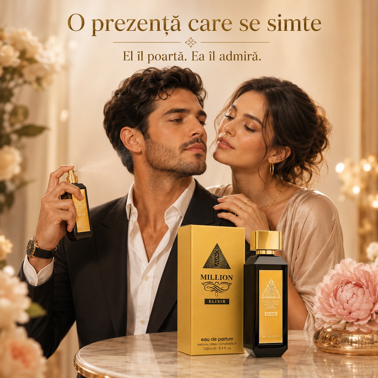 La Uno Million Elixir Fragrance World parfum bărbătesc elegant și seducător