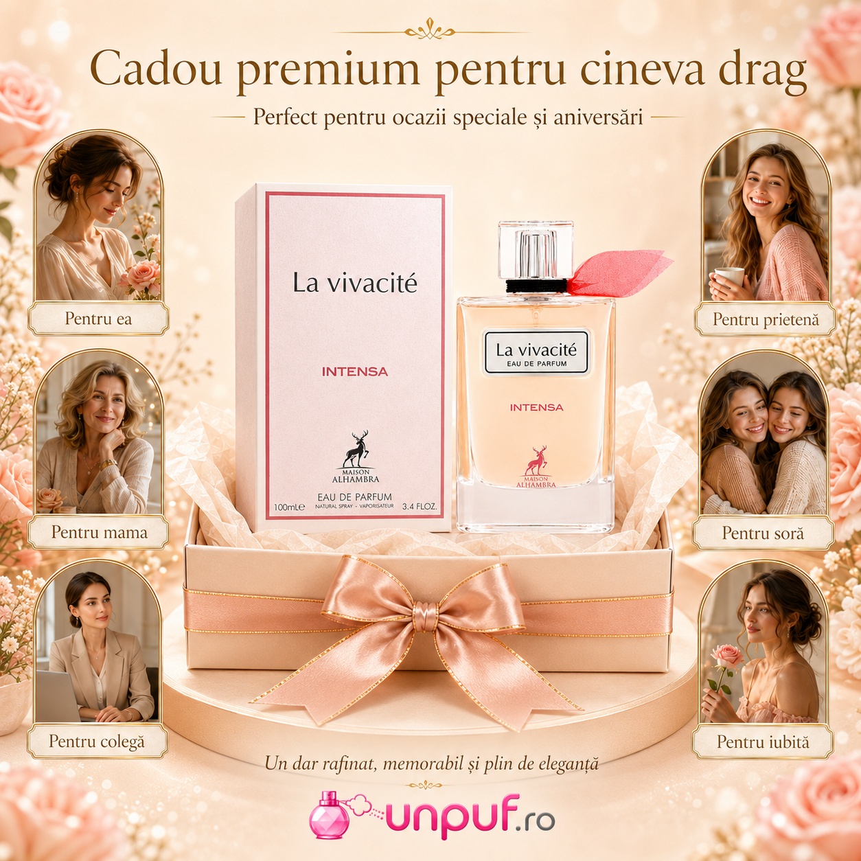 La Vivacit&eacute; Intensa Maison Alhambra cadou premium pentru ea iubită mamă soră prietenă sau colegă