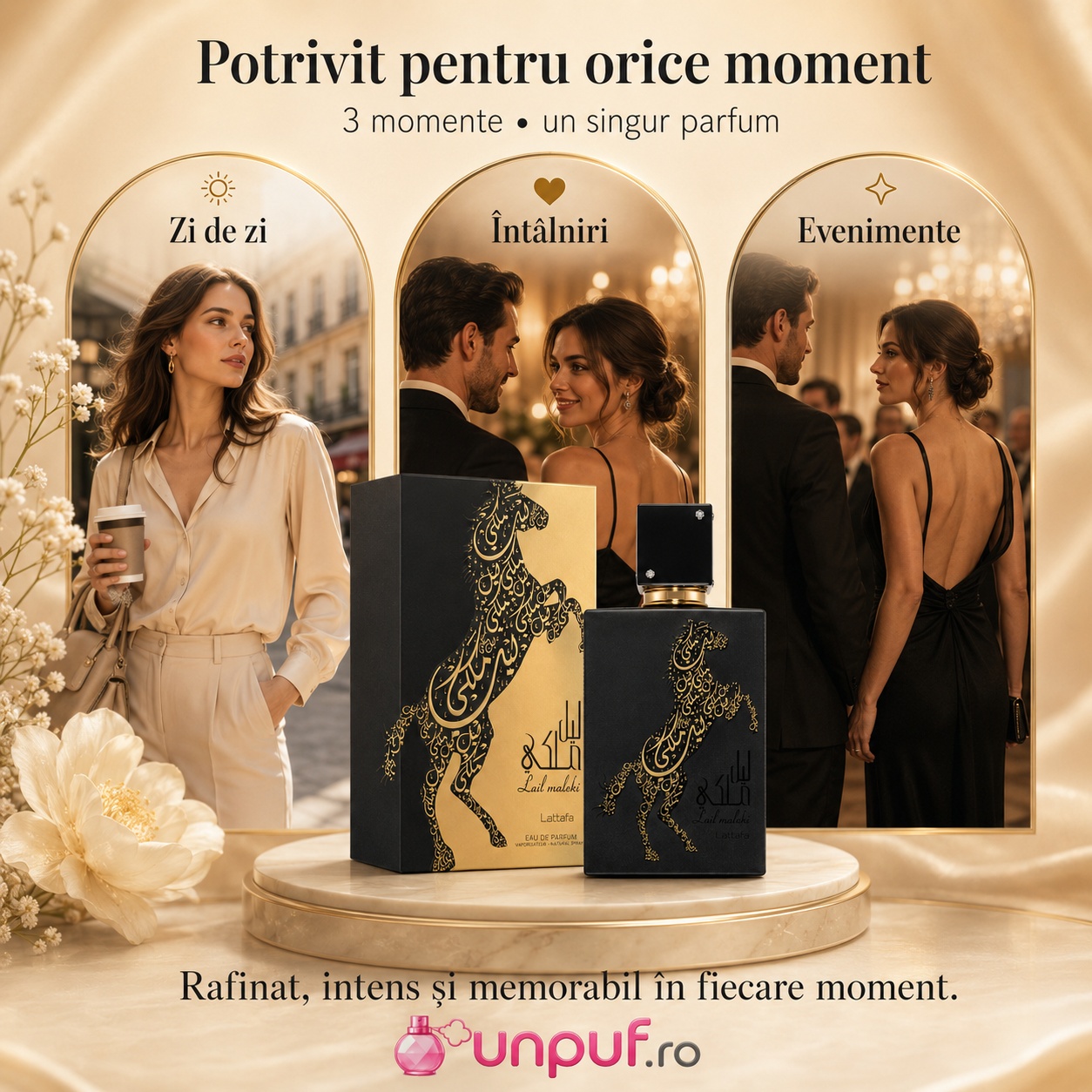 Lail Maleki Lattafa potrivit pentru zi de zi, &icirc;nt&acirc;lniri și evenimente