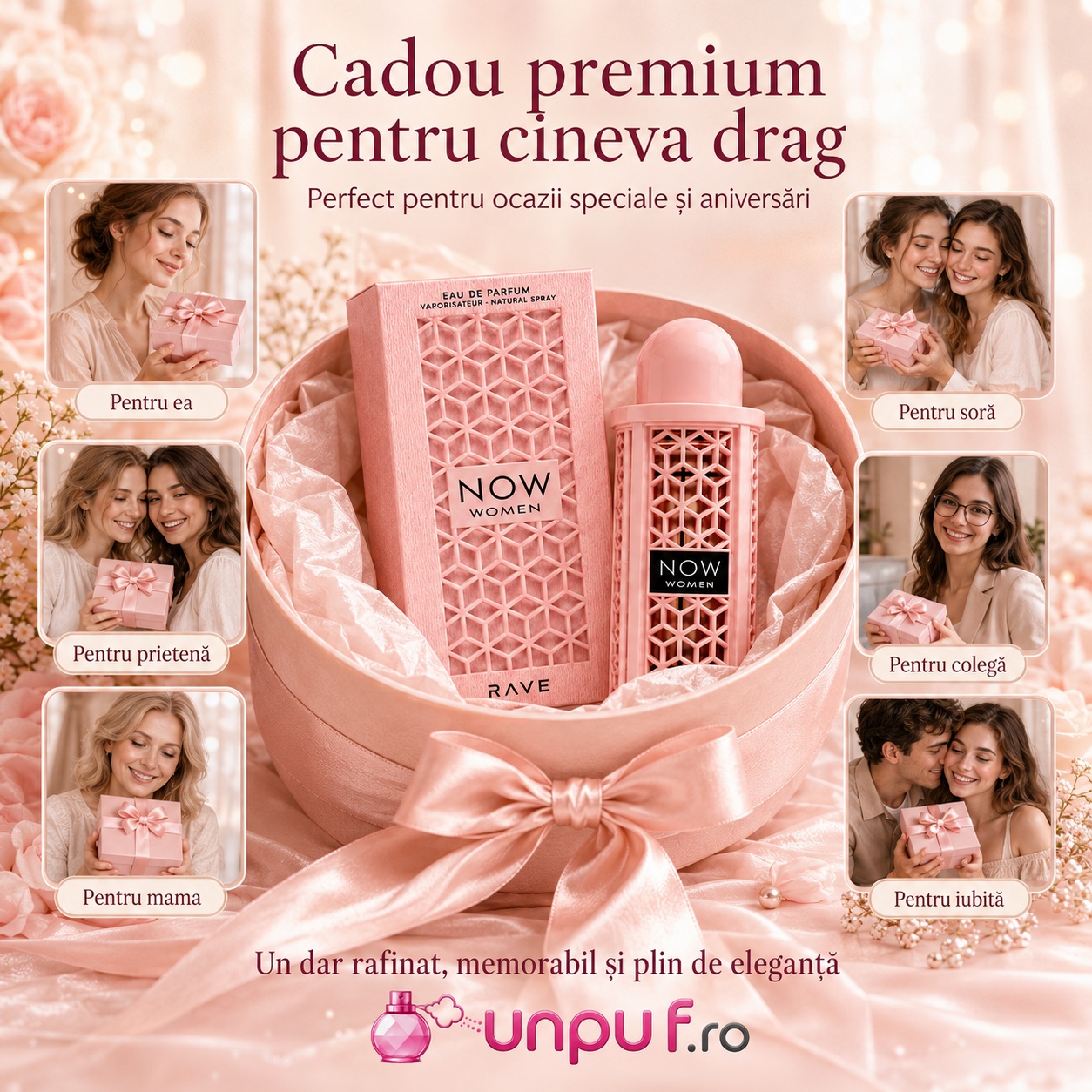 Lattafa Now Women cadou premium pentru ea mamă soră prietenă colegă sau iubită