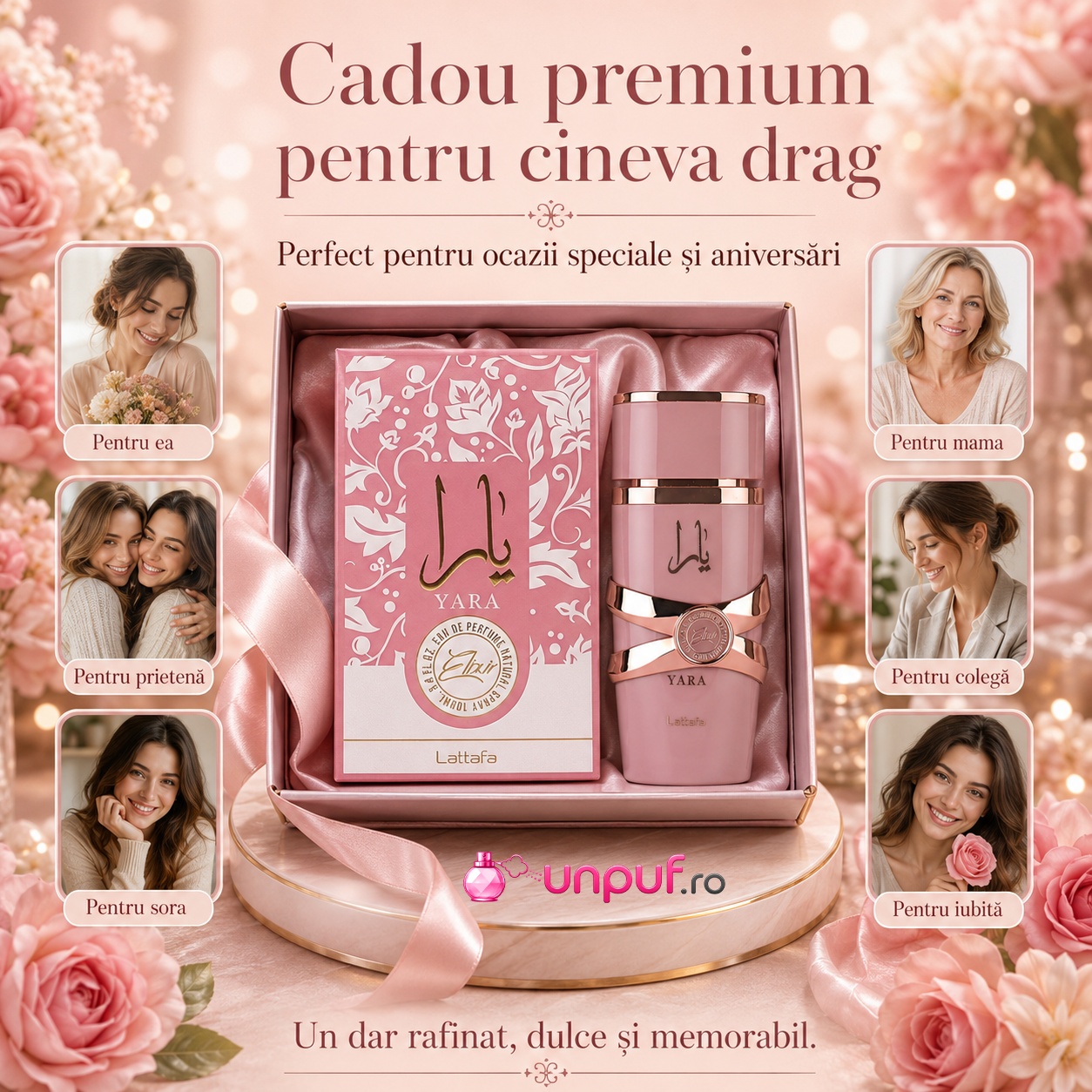 Parfum Lattafa Yara Elixir cadou premium pentru femei mama iubita prietena colega sora