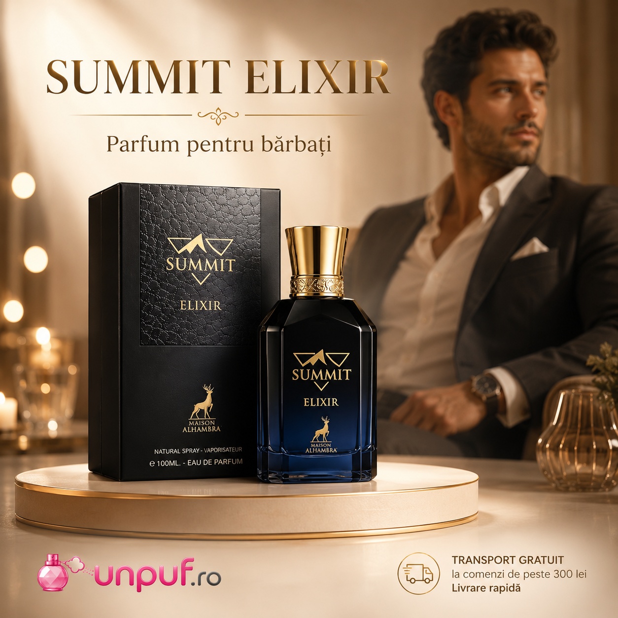Maison Alhambra Summit Elixir parfum arabesc disponibil pe unpuf.ro cu transport gratuit peste 300 lei