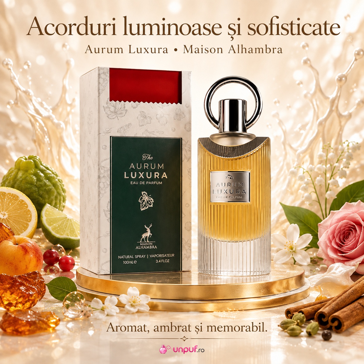 Acorduri luminoase și sofisticate Maison Alhambra The Aurum Luxura