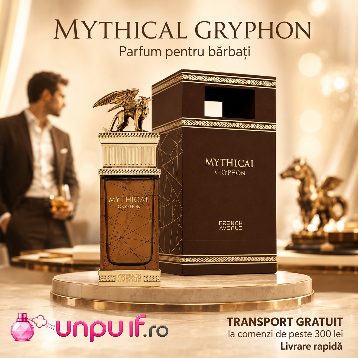 Mythical Gryphon parfum bărbătesc cu transport gratuit la comenzi de peste 300 lei unpuf.ro