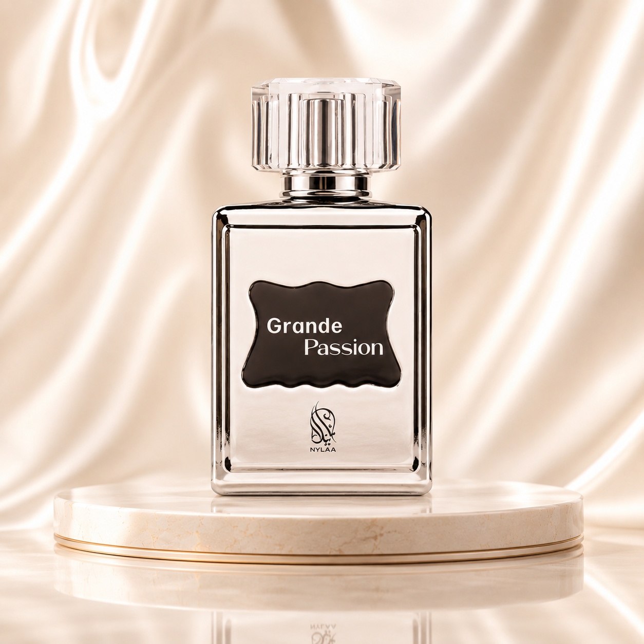 Flacon Nylaa Grande Passion 100 ml cu sticlă premium capac elegant și etichetă masculină