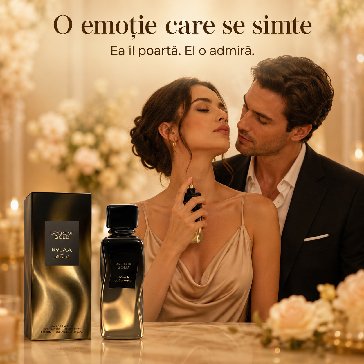 Nylaa Layers of Gold o emoție care se simte, parfum elegant și memorabil